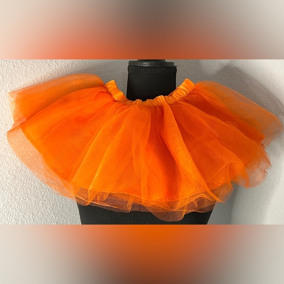 GYMBOREE Vibrant Orange Princess Dance Halloween Costume Tutu INFANT 12-18 mos - Picture 2 of 3